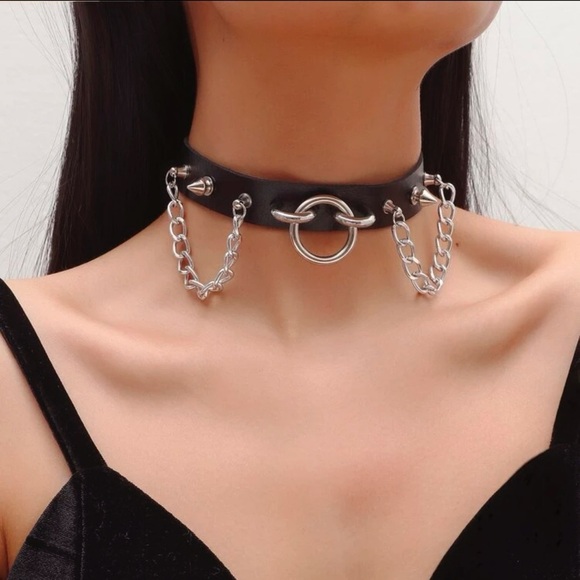 Black Chain Choker - Picture 1 of 4